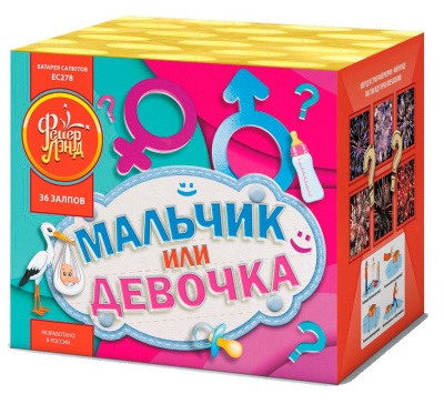 Мальчик или девочка М Фейерверк купить в Ростове-на-Дону | rostov-na-donu.salutsklad.ru