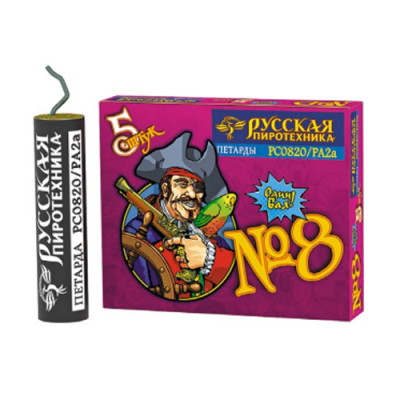Петарда фитильная № 8 Петарды купить в Ростове-на-Дону | rostov-na-donu.salutsklad.ru